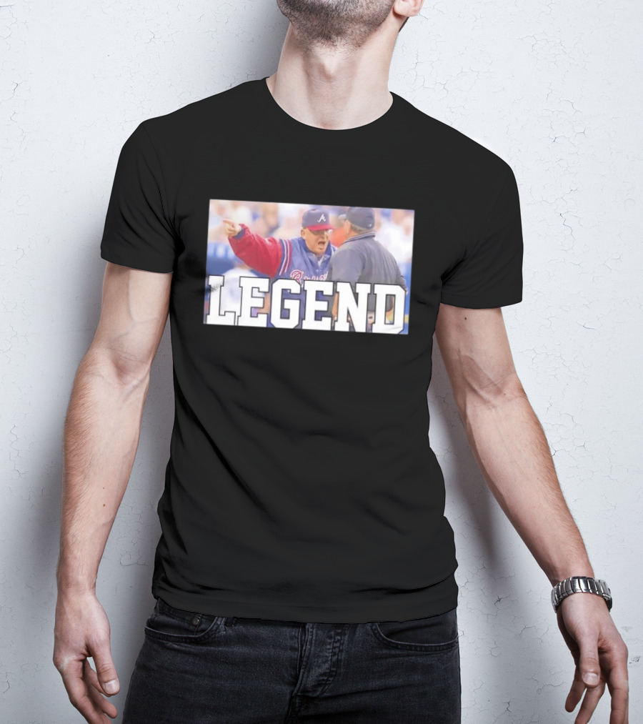 Legend Bobby Cox Umpire Dispute Atlanta Braves T-Shirt