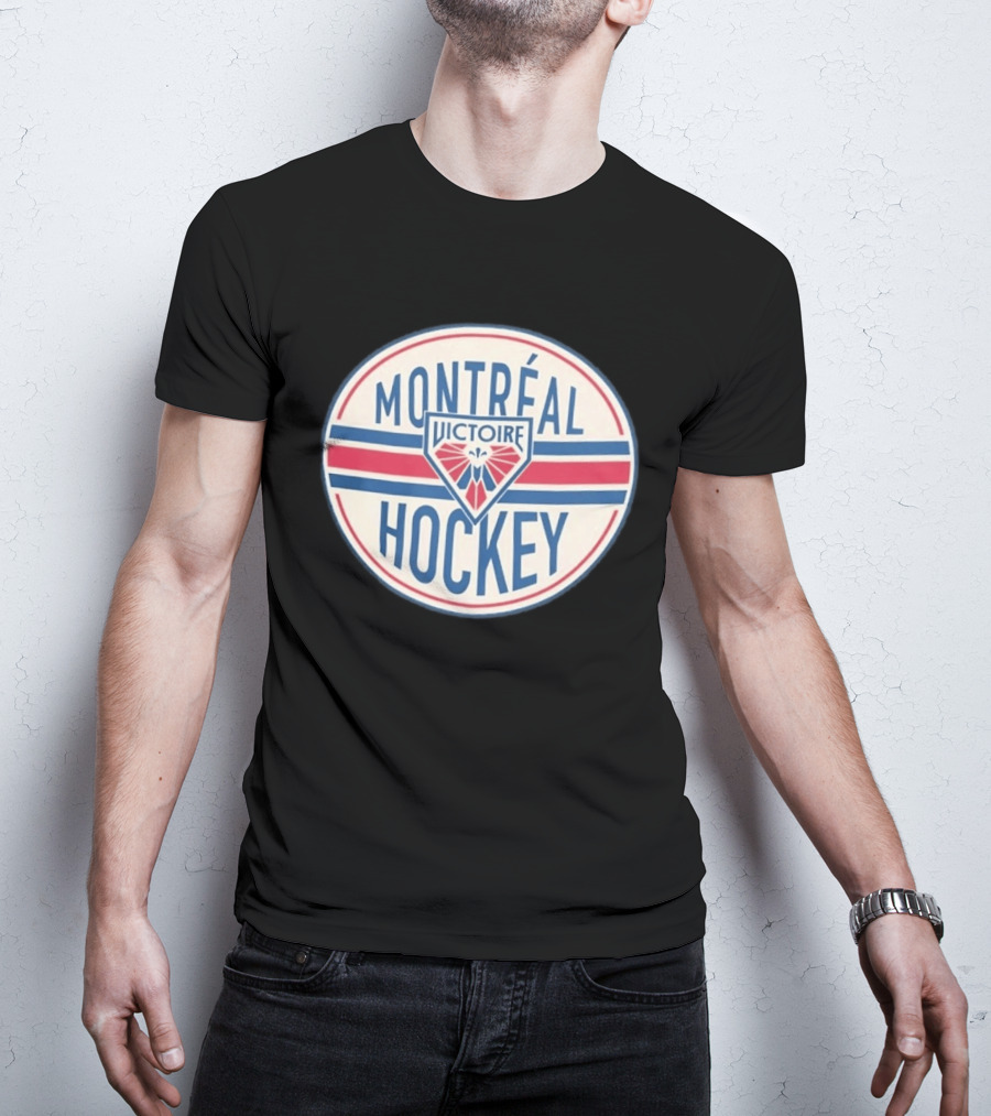 PWHL Shops Montreal Victoire Hockey Stadium Essentials Seal T-Shirt