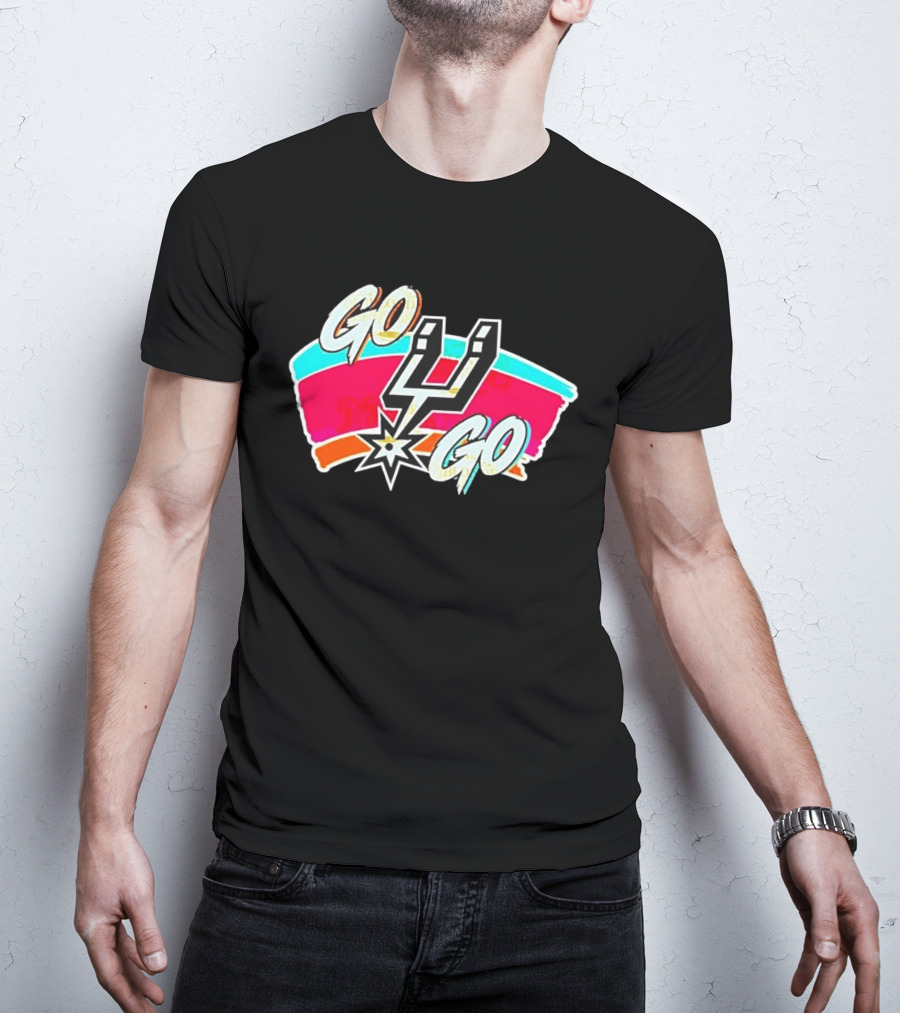 Go Spurs Go Basketball Game Day Spurs T-Shirt