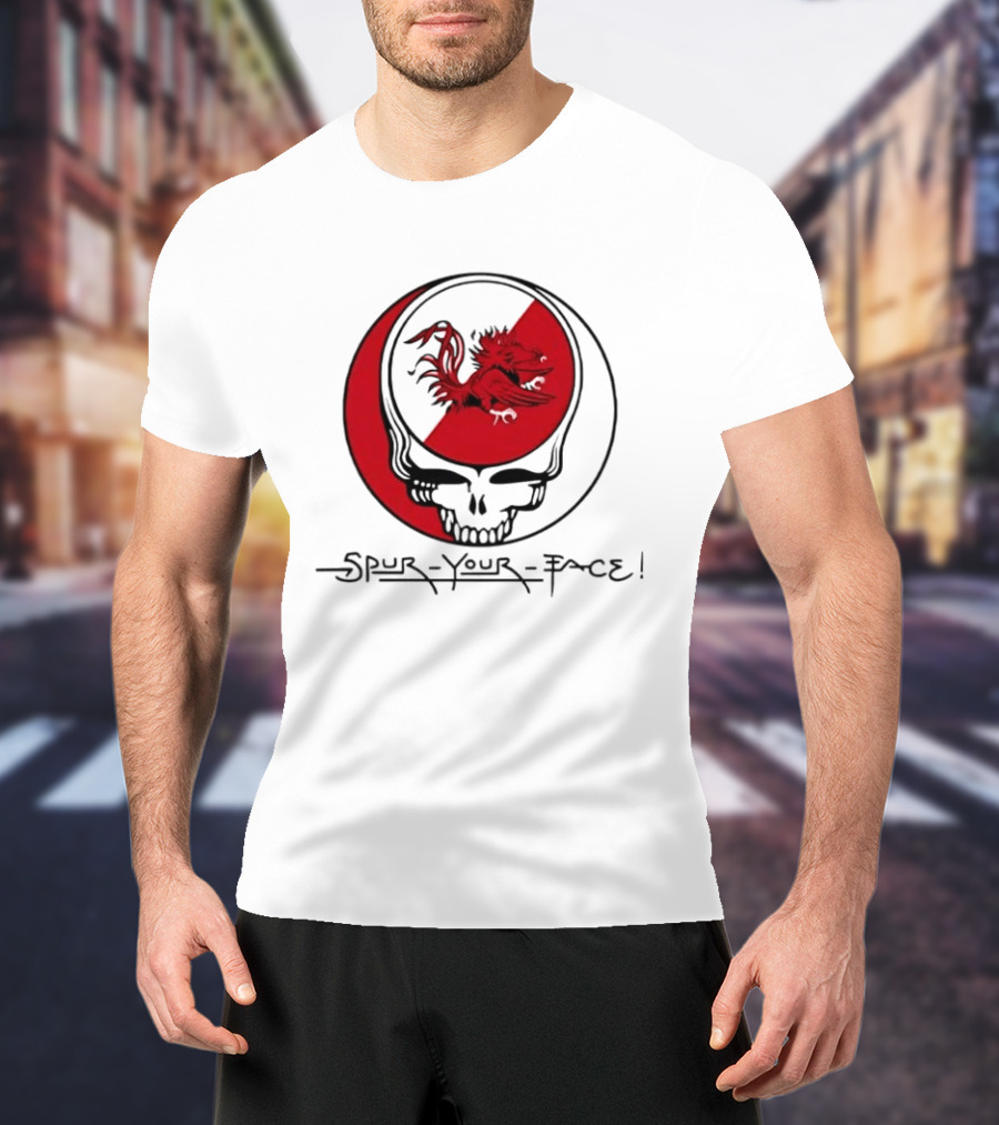 South Carolina Gamecocks Grateful Dead Spur Your Face T-Shirt