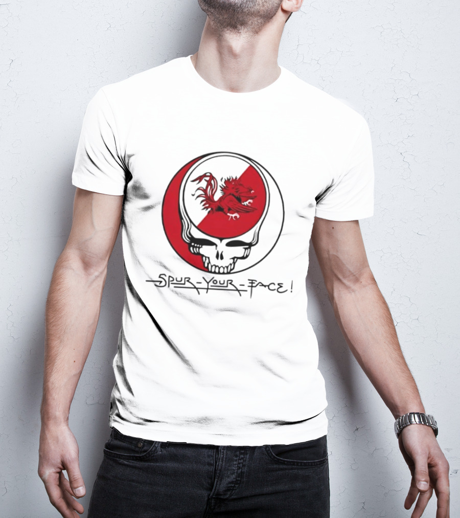 South Carolina Gamecocks Grateful Dead Spur Your Face T-Shirt