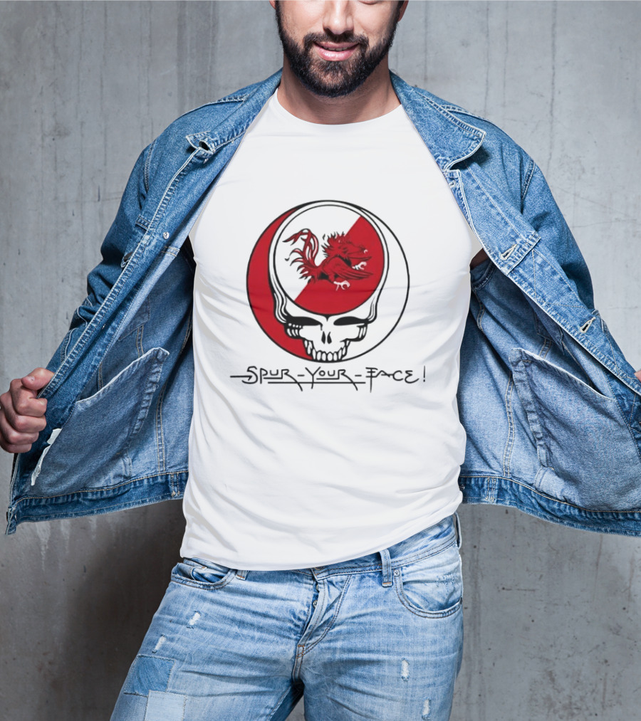 South Carolina Gamecocks Grateful Dead Spur Your Face T-Shirt
