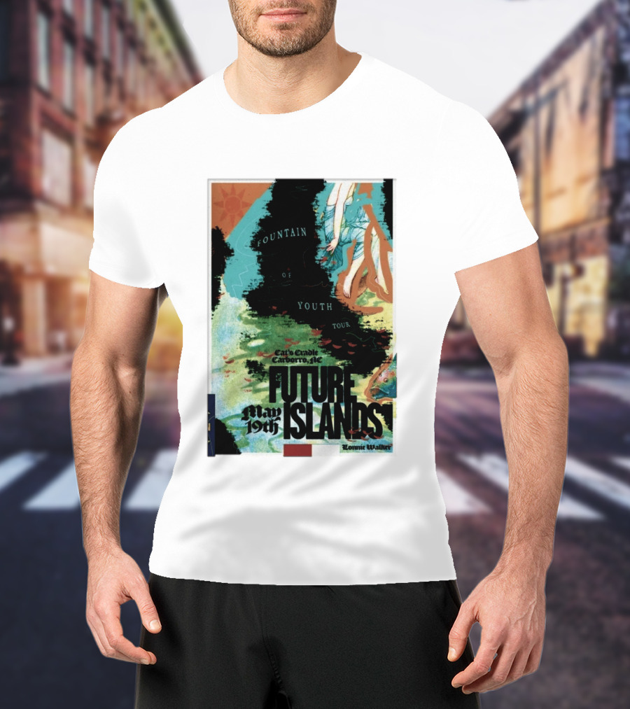 May 19 2026 Future Islands At Cat's Cradle Carrboro NC Fountain Of Youth Tour T-Shirt