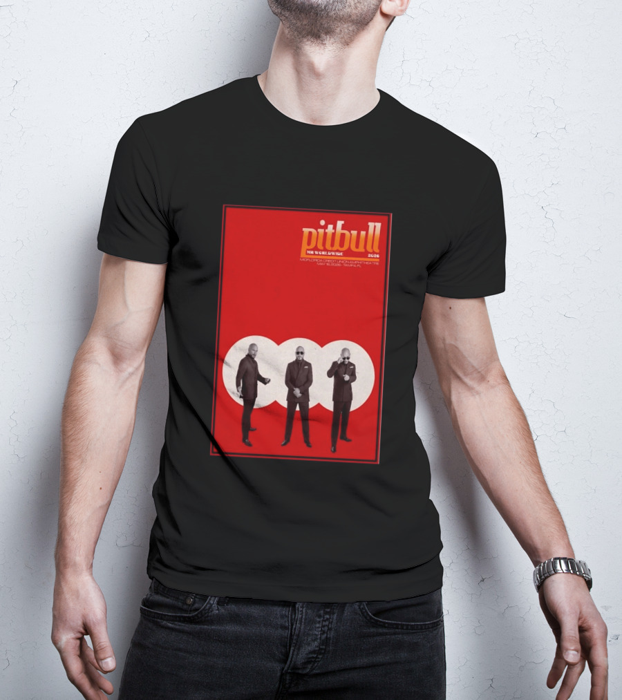 Pitbull Mr. Worldwide 2026 MidFlorida Credit Union Amphitheatre May 16 Tampa FL T-Shirt