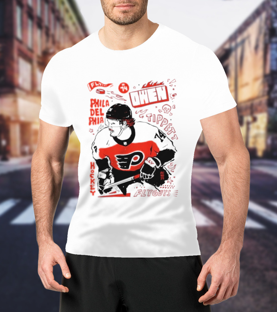 Flyguys Owen Tippett Philadelphia Flyers T-Shirt