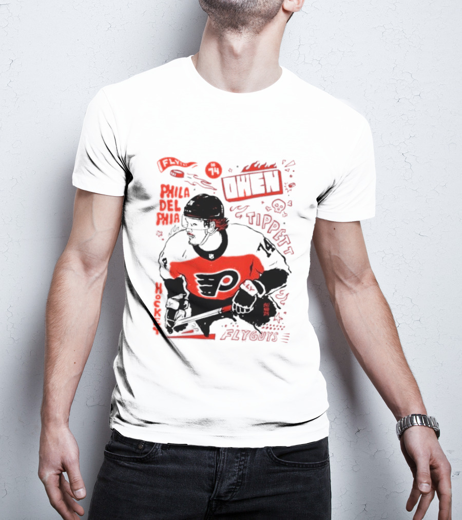 Flyguys Owen Tippett Philadelphia Flyers T-Shirt