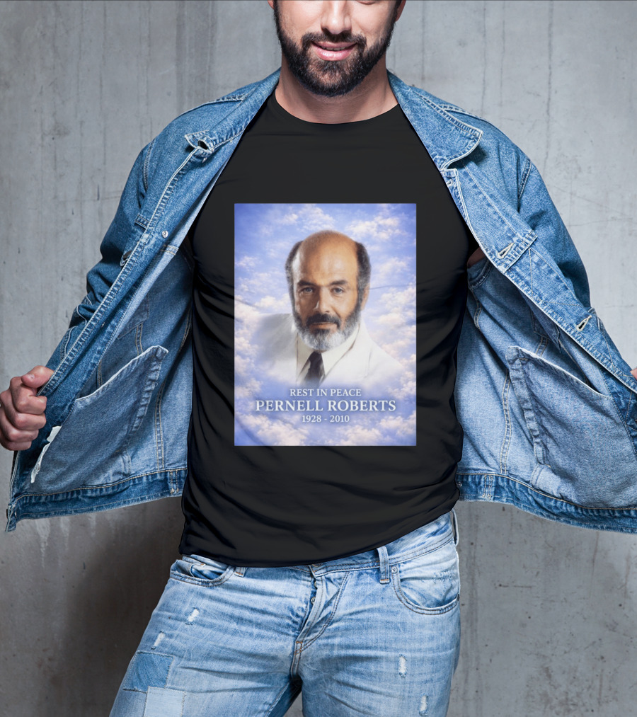 Rest In Peace Pernell Roberts 1928 2010 Memorial T-Shirt