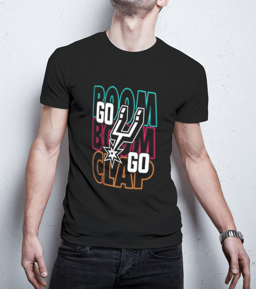 Go Spurs Boom Boom Clap Go Clap T-Shirt