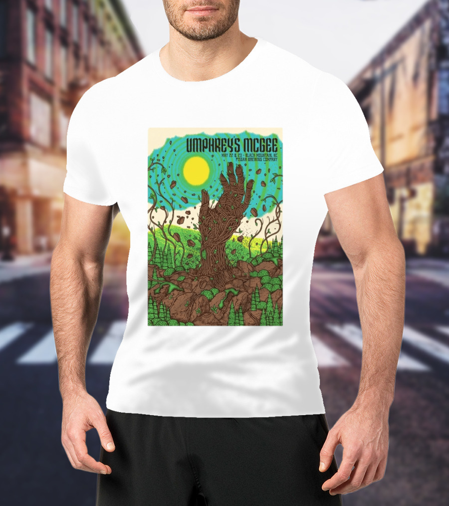 Umphrey's McGee May 22 23 Black Mountain NC Pisgah Brewing Company Tour T-Shirt