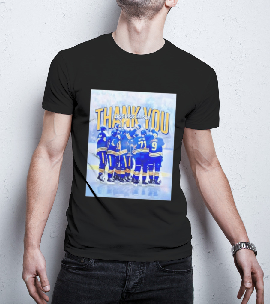 Buffalo Sabres Thank You 2025 2026 Season Players T-Shirt