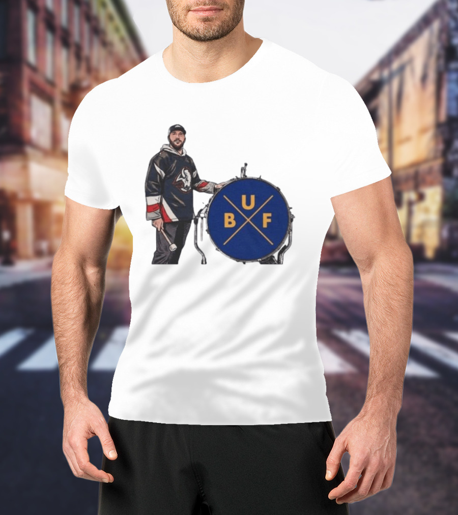 Buffalo Sabres Hockey Josh BUF Drum Team Spirit T-Shirt