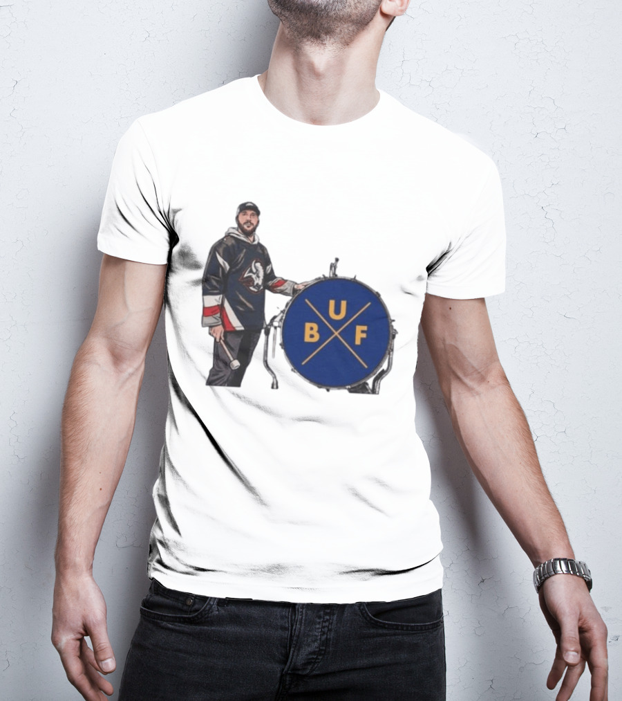 Buffalo Sabres Hockey Josh BUF Drum Team Spirit T-Shirt