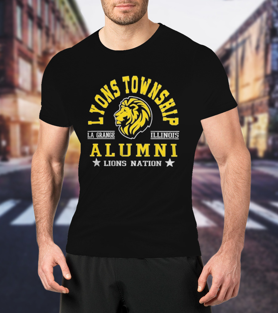 Lyons Township La Grange Illinois Alumni Lions Nation T-Shirt