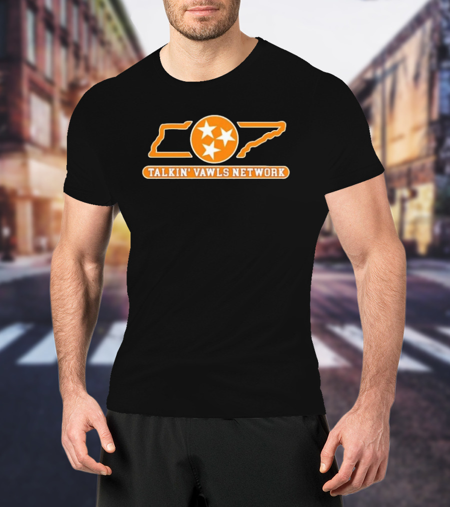 Tennessee Volunteers Talkin' Vawls Network Three Stars T-Shirt