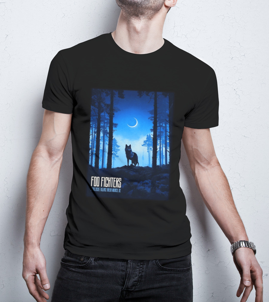 Foo Fighters 17 June 2026 Allianz Arena Munich Germany The Wolf T-Shirt