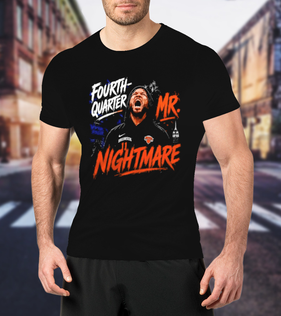 Fourth Quarter Mr. Nightmare New York Knicks T-Shirt