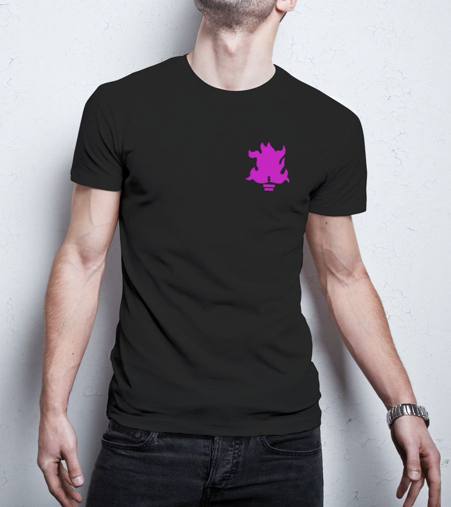 Lil Grian Purple Torch Flame Pixel T-Shirt