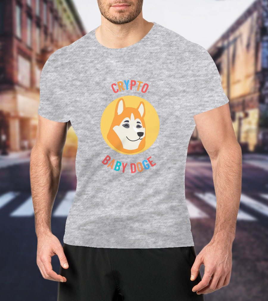 Crypto Baby Doge Iconic Circle T-Shirt