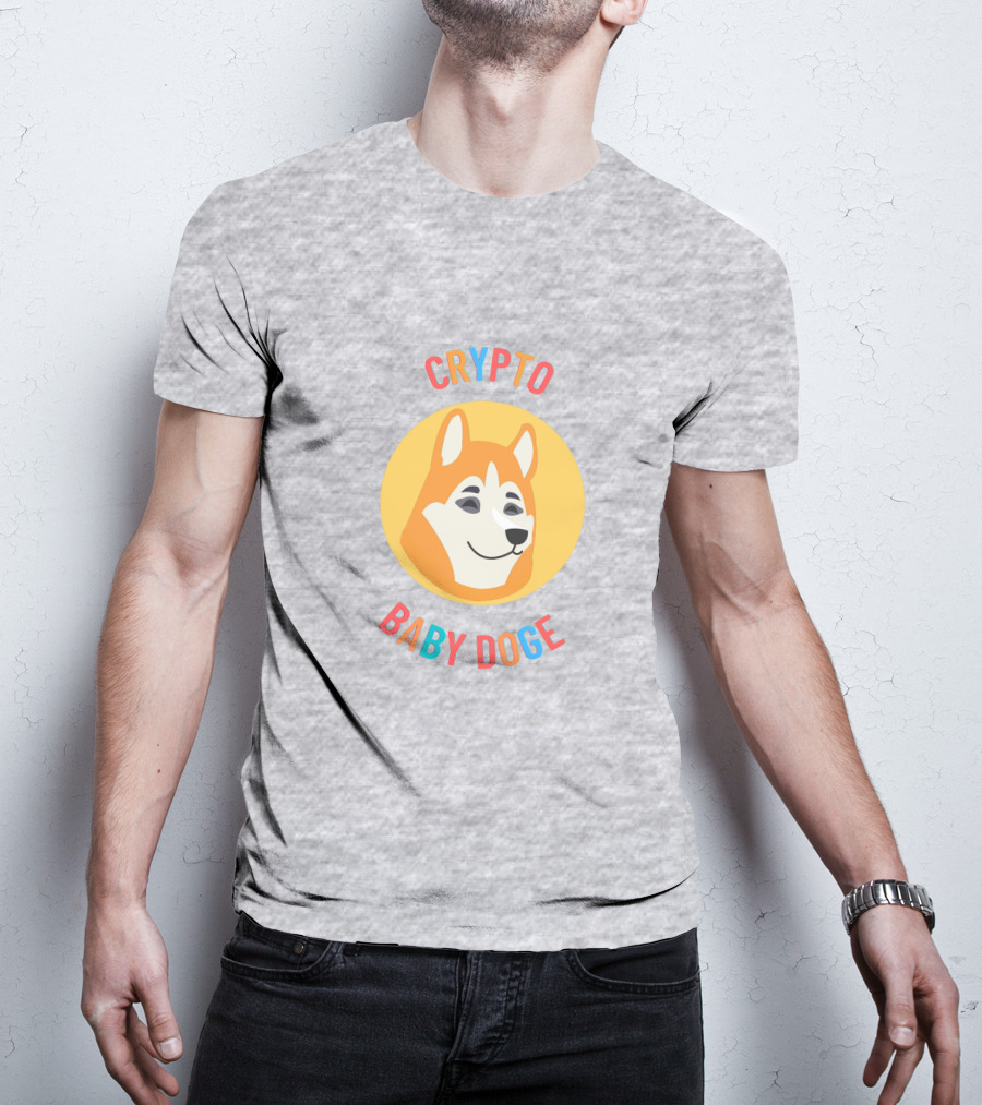 Crypto Baby Doge Iconic Circle T-Shirt