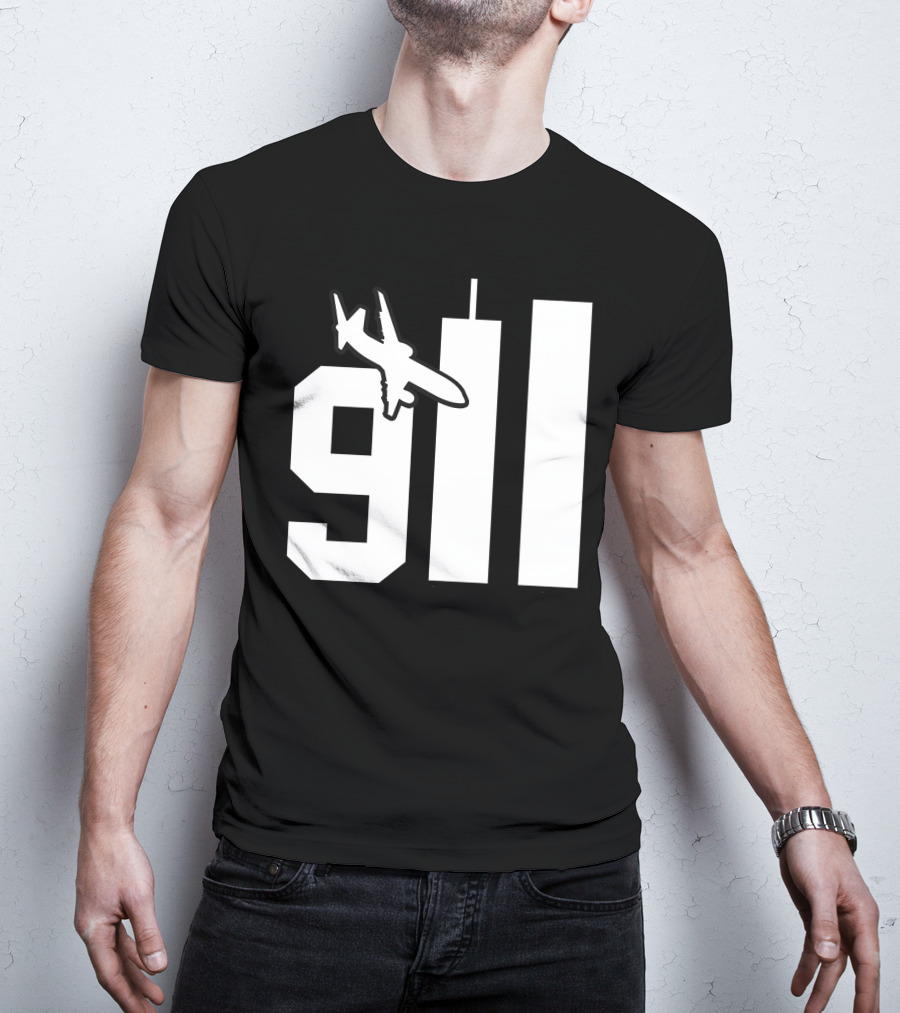 Patriotic 911 Patriot Day Memorial Twin Towers T-Shirt