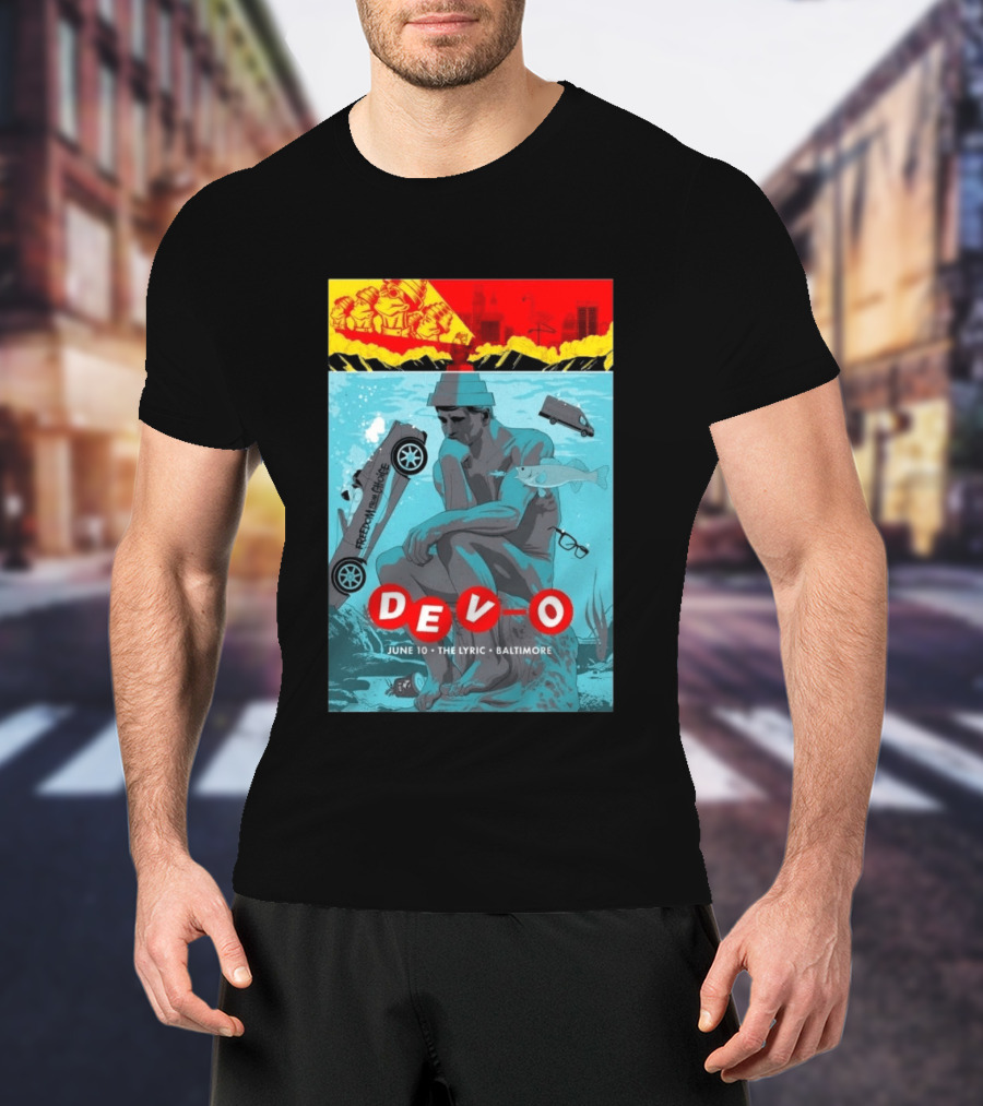 Devo June 10 2026 The Lyric Baltimore Freedom Of Choice T-Shirt