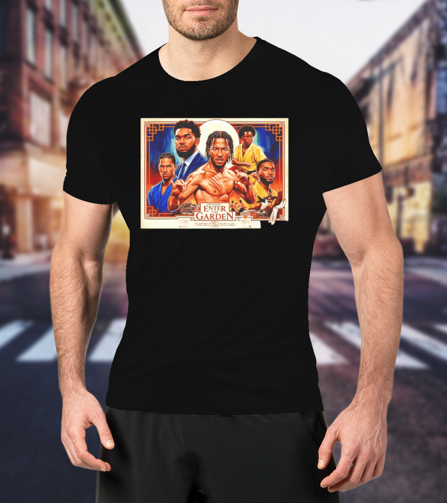 Jalen Brunson Enter The Garden New York Knicks Basketball Enter The Dragon T-Shirt
