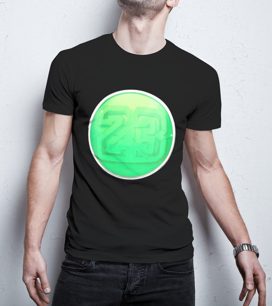 Michael Jordan 23 Green Basketball T-Shirt