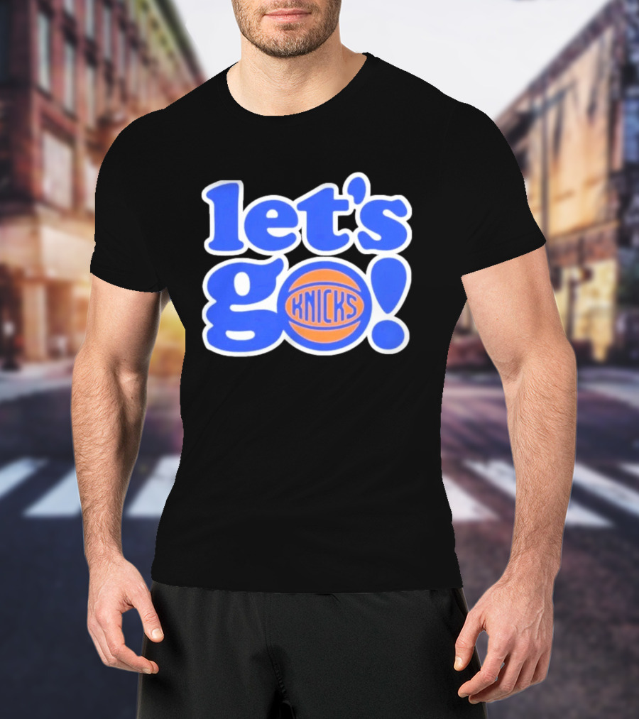 New York Knicks Let's Go NBA 2026 Celebration T-Shirt