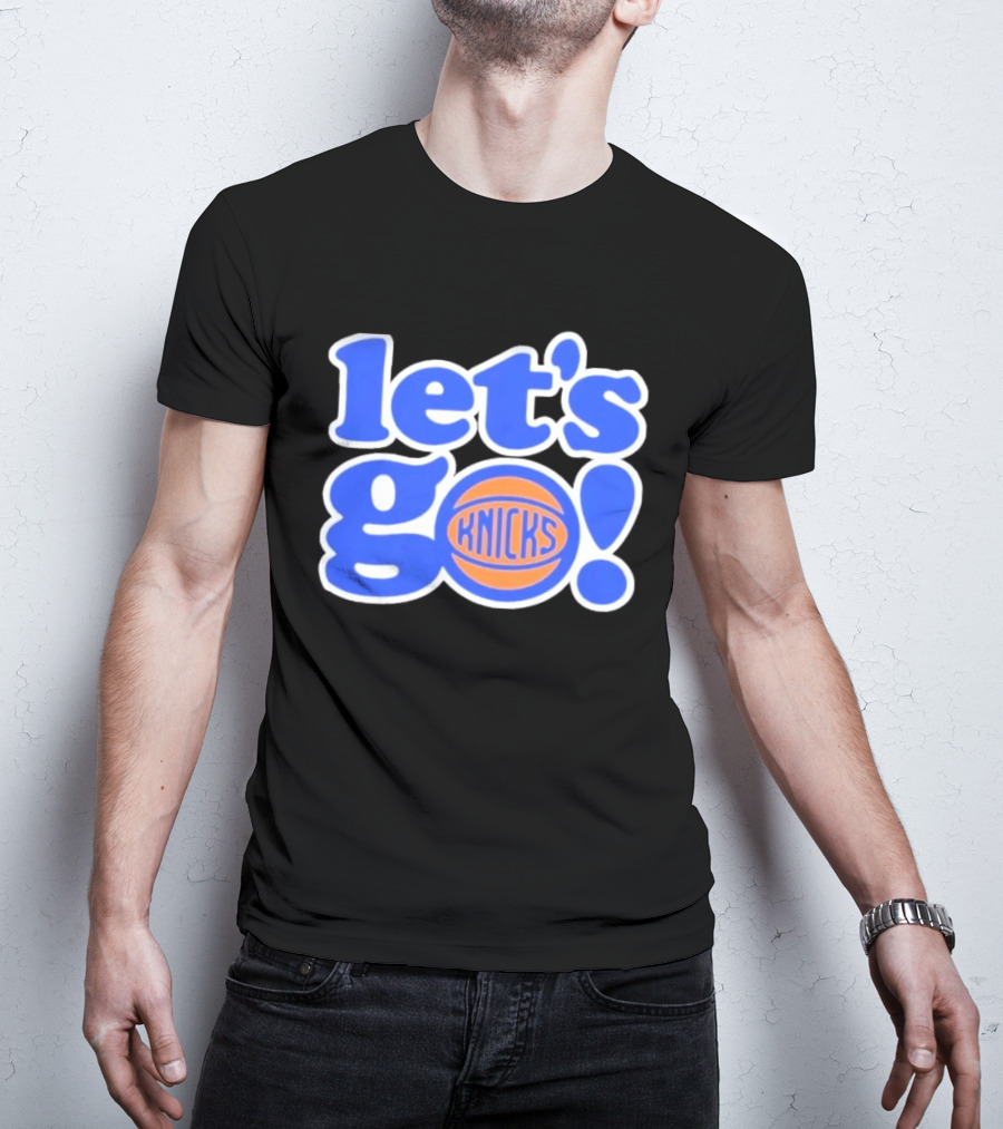 New York Knicks Let's Go NBA 2026 Celebration T-Shirt
