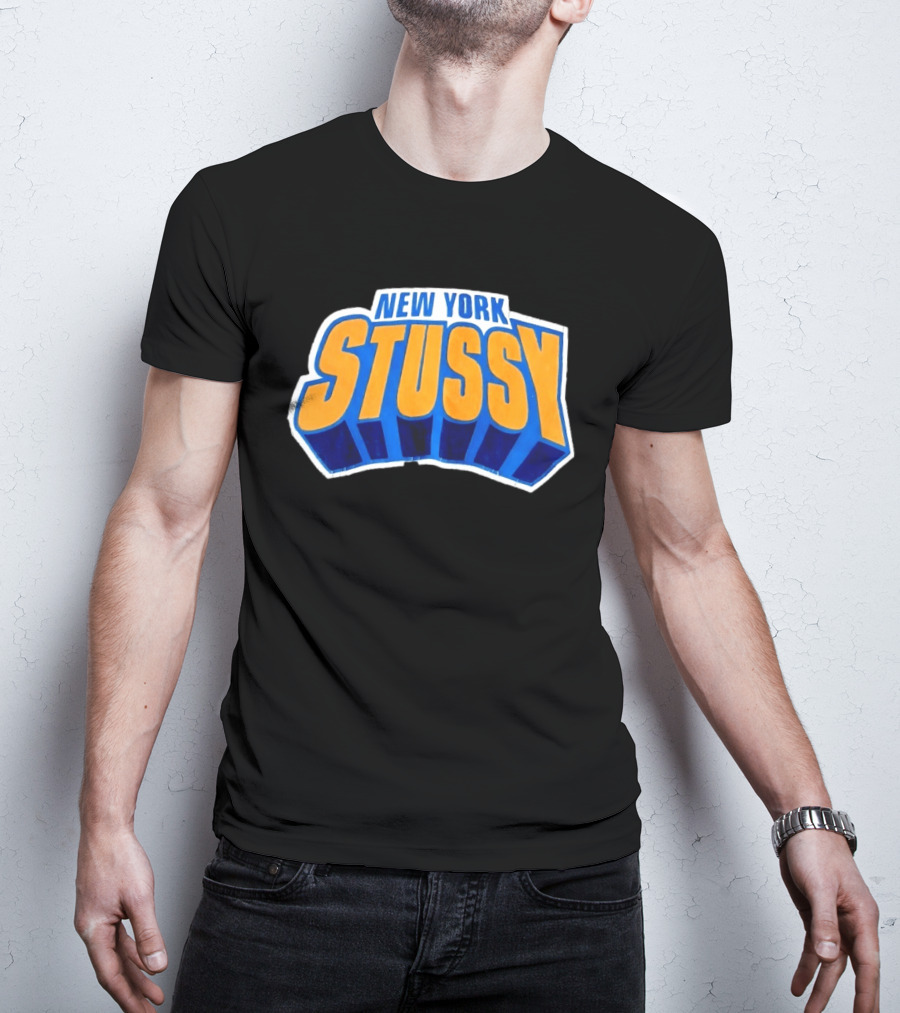 New York Stussy Knicks Collaboration T-Shirt