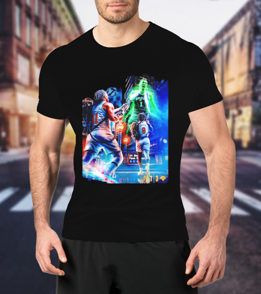 OG Anunoby 33 PTS 4 REB 7 3PM Knicks Comeback Vs Spurs At 34 Street Penn Station T-Shirt