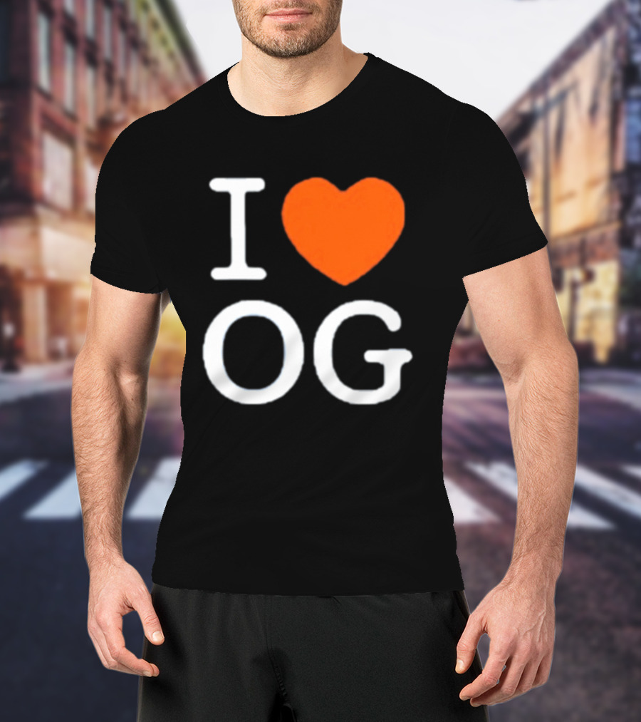 I Love OG Anunoby Orange Heart Knicks T-Shirt