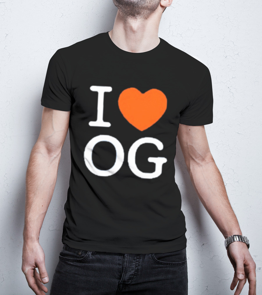 I Love OG Anunoby Orange Heart Knicks T-Shirt