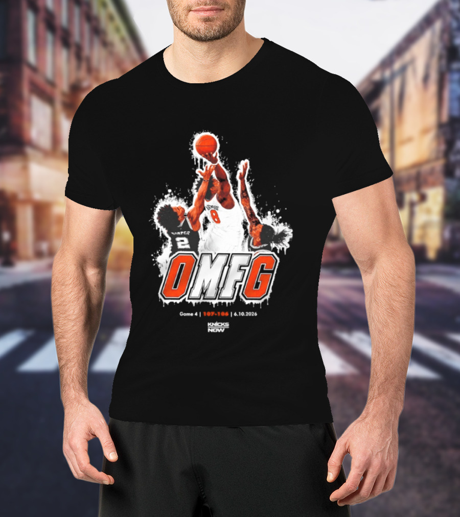 OMFG OG Anunoby New York Knicks Basketball Game 4 107 106 Knicks Now T-Shirt