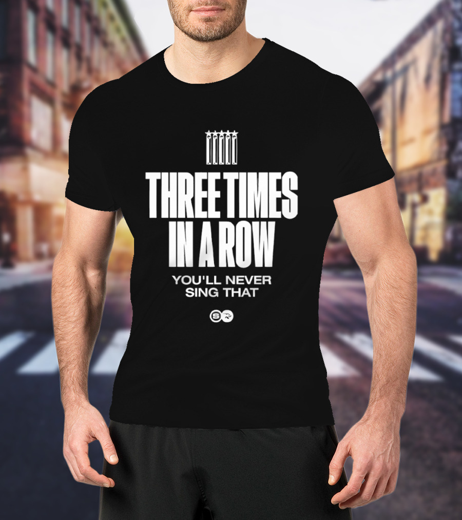 Three Times In A Row You'll Never Sing That GQ T-Shirt