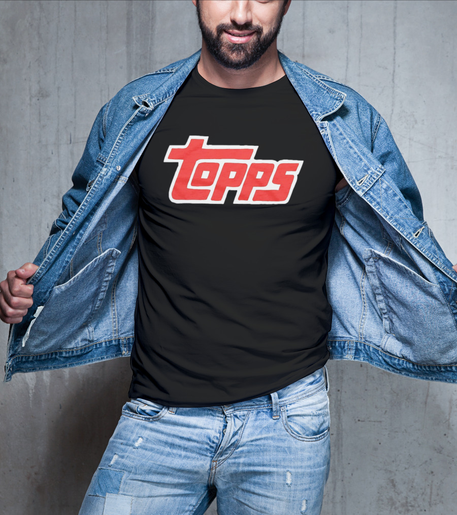 Topps Baseball Card Company Retro Red T-Shirt