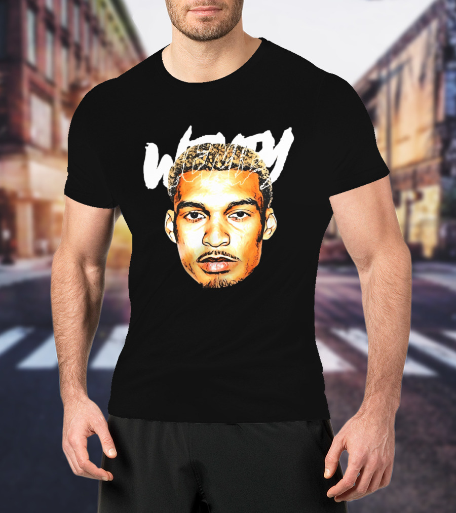 Victor Wenby Bold Basketball Star Big Head T-Shirt