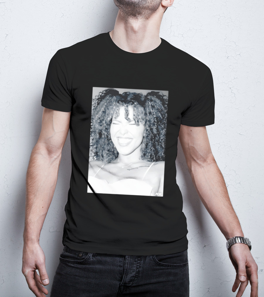 AEW Willow Nightingale Smile Black And White T-Shirt