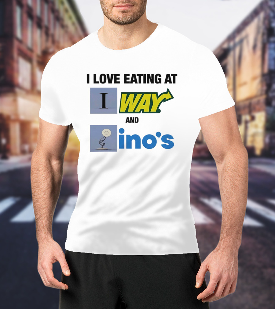 I Love Eating At IWAY And Ino's Lamp T-Shirt