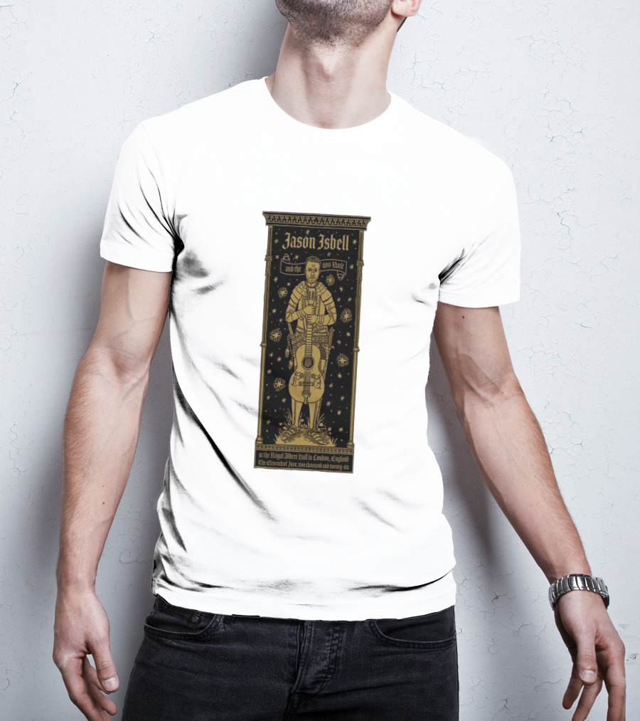 Jason Isbell And The 400 Unit Royal Albert Hall London 11th June 2026 Stars And Guitar T-Shirt