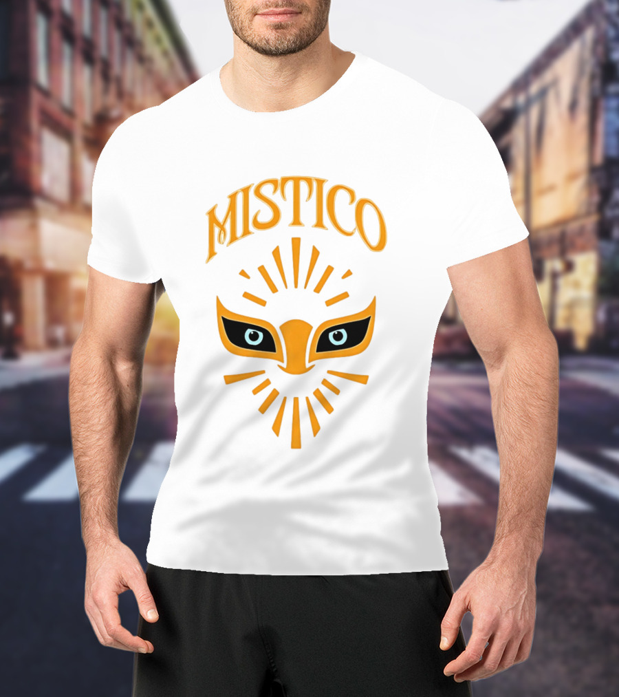 Mistico Mask Iconic Symbol With Radiant T-Shirt