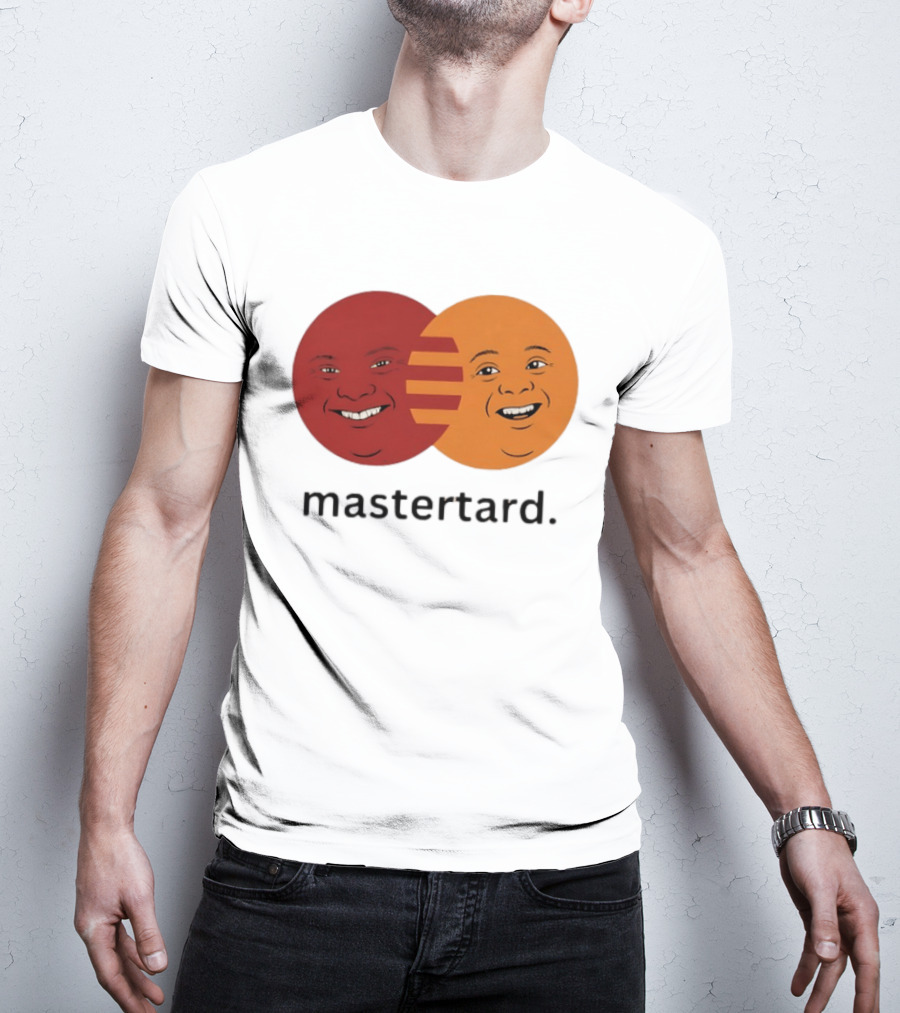 Mastertard Meme Funny Smile Parody Circles T-Shirt