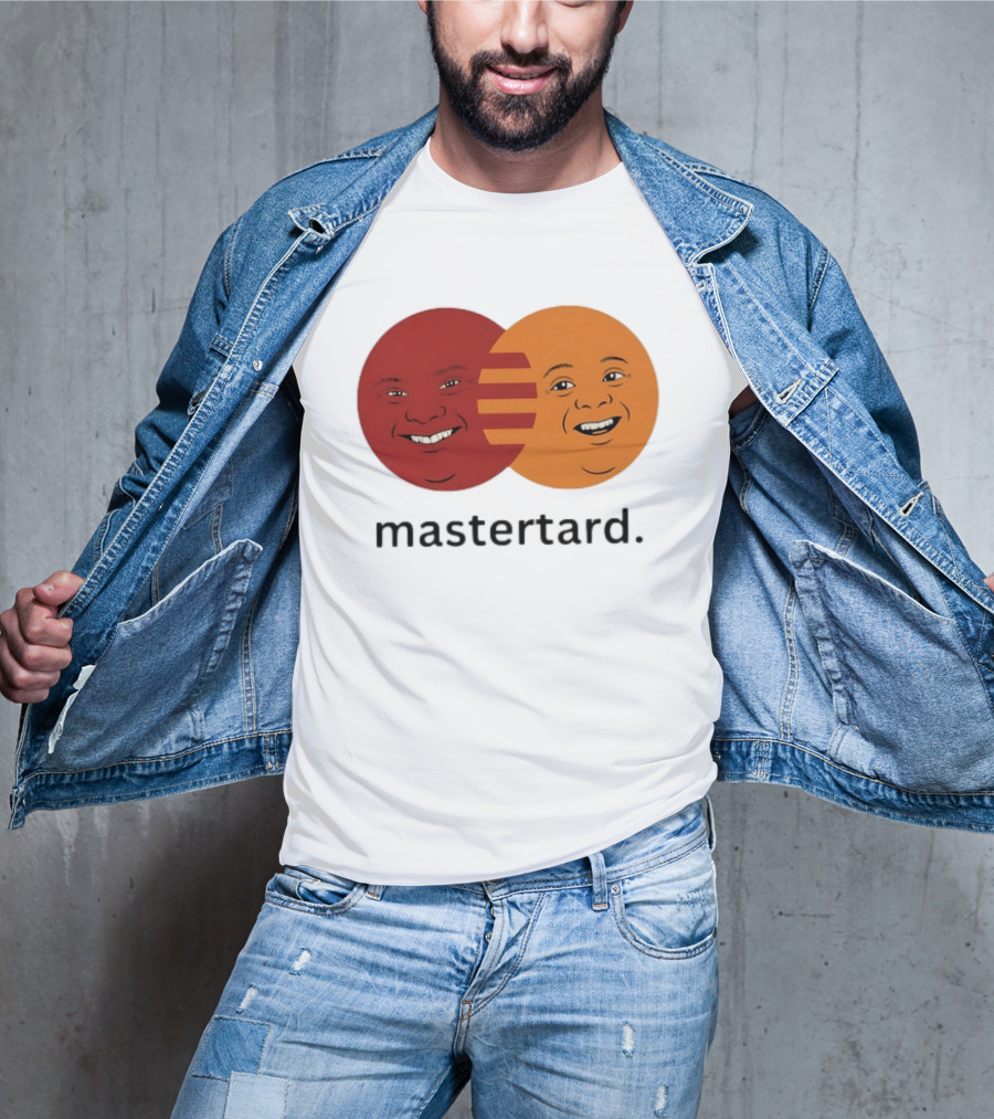 Mastertard Meme Funny Smile Parody Circles T-Shirt
