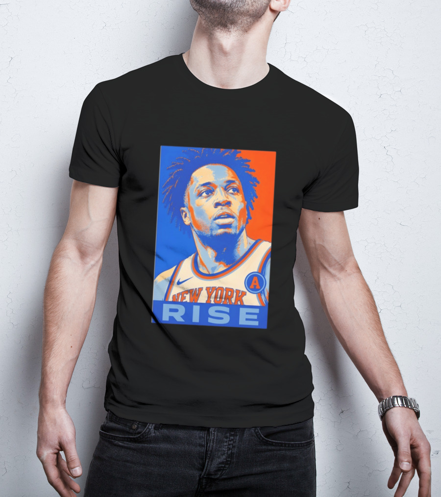 New York Knicks Rise OG Anunoby 2026 NBA Hope T-Shirt