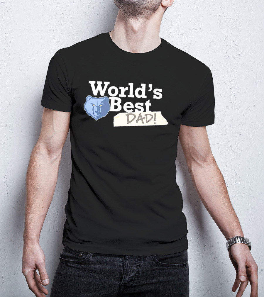 Memphis Grizzlies World's Best Dad 2026 Fathers Day T-Shirt