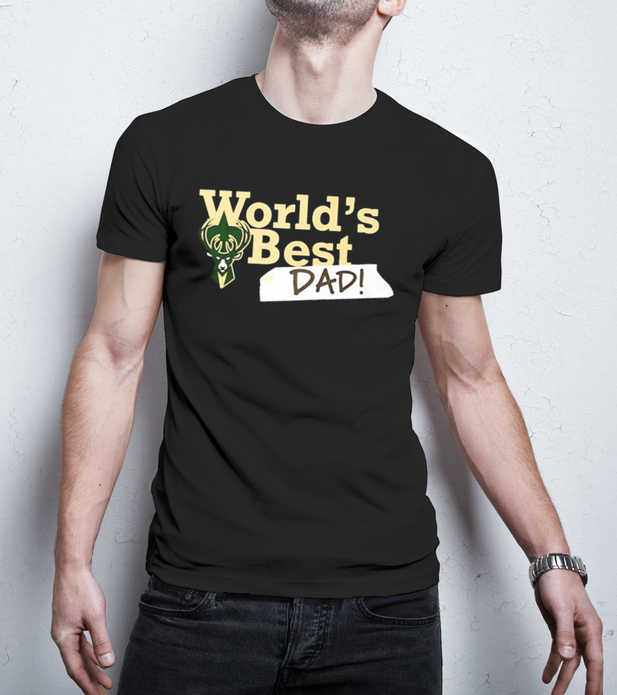 Milwaukee Bucks World's Best Dad 2026 T-Shirt