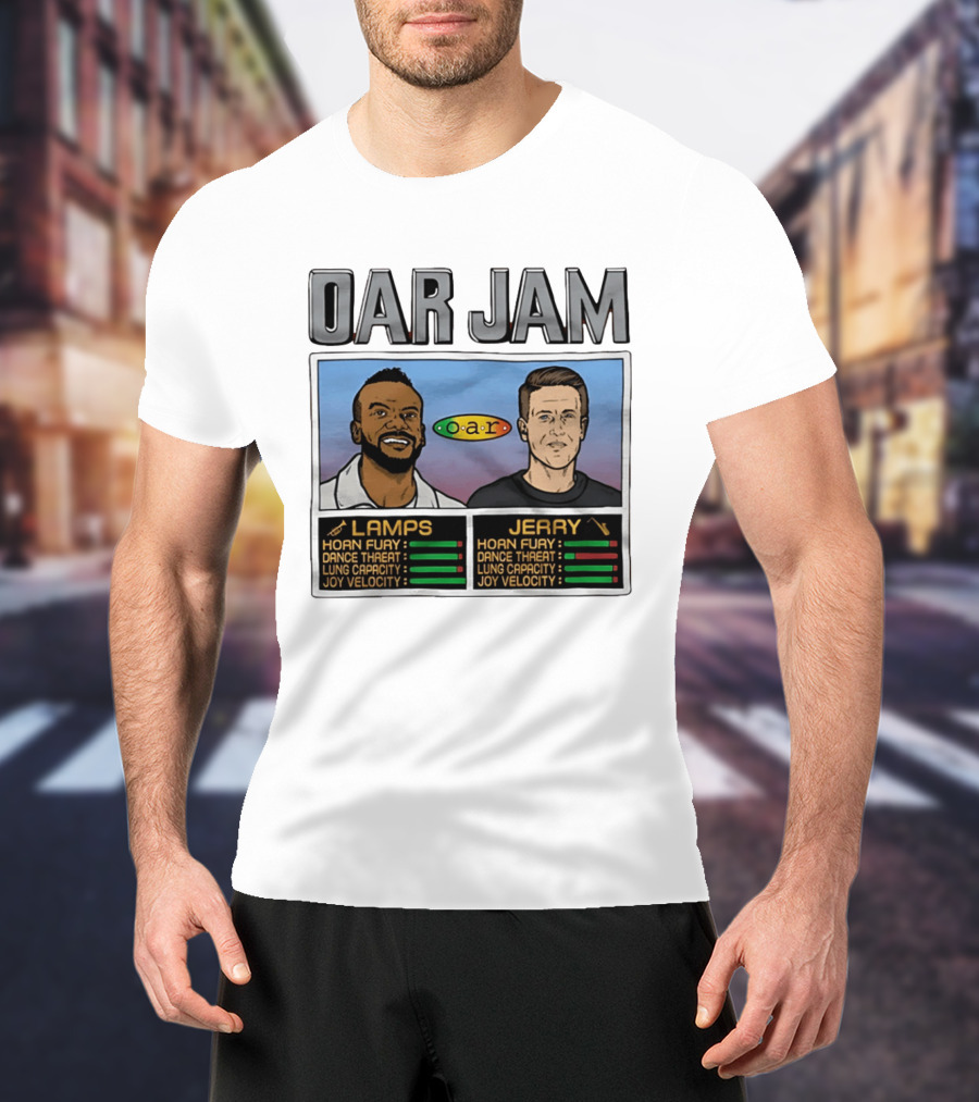 OAR Jam Lamps Jerry Horn Fury Dance Threat Lung Capacity Joy Velocity T-Shirt