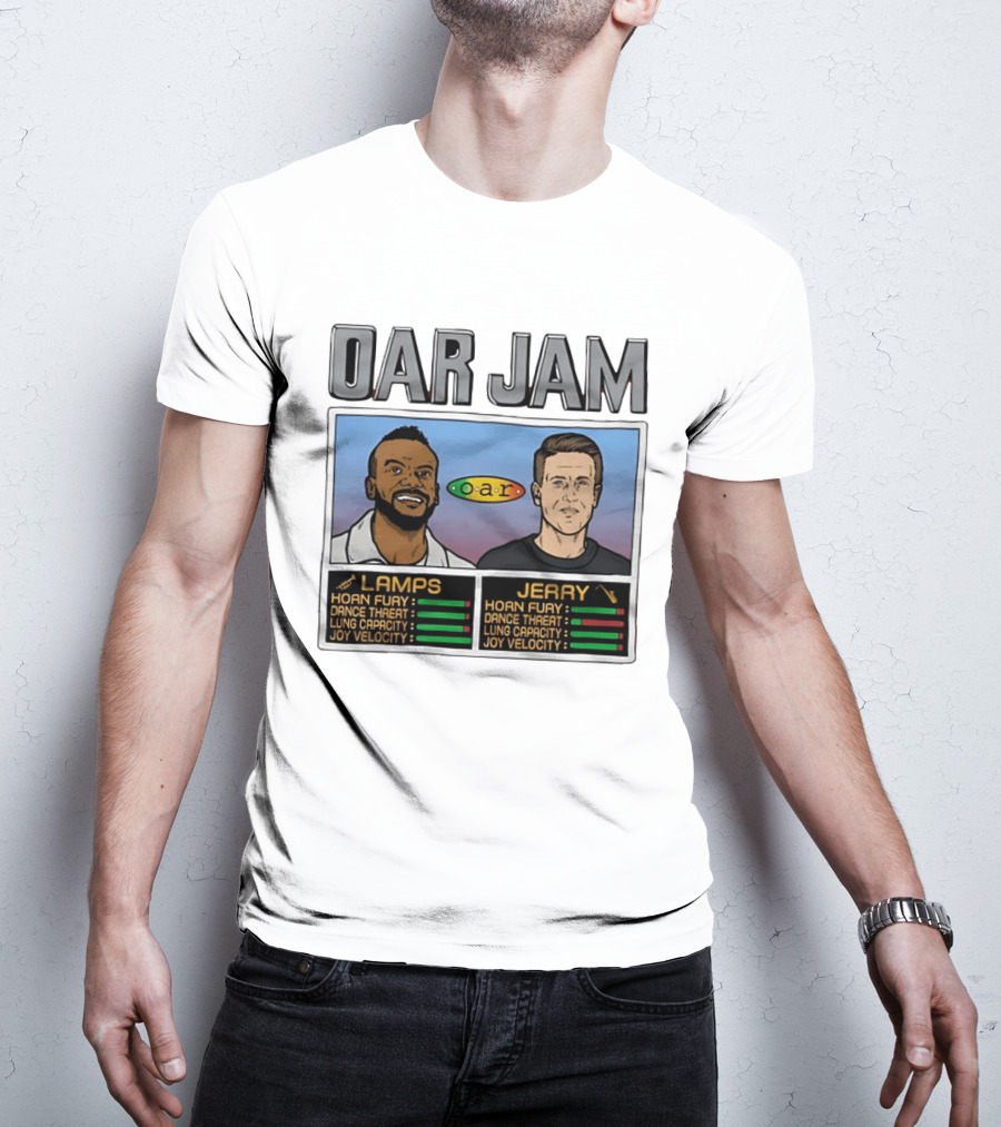 OAR Jam Lamps Jerry Horn Fury Dance Threat Lung Capacity Joy Velocity T-Shirt