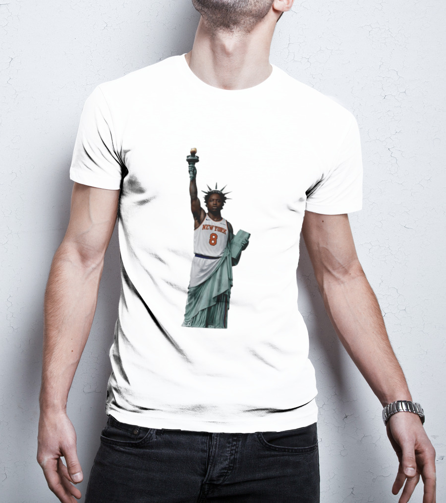 OG Anunoby Statue Of Liberty New York Knicks Basketball 2026 T-Shirt