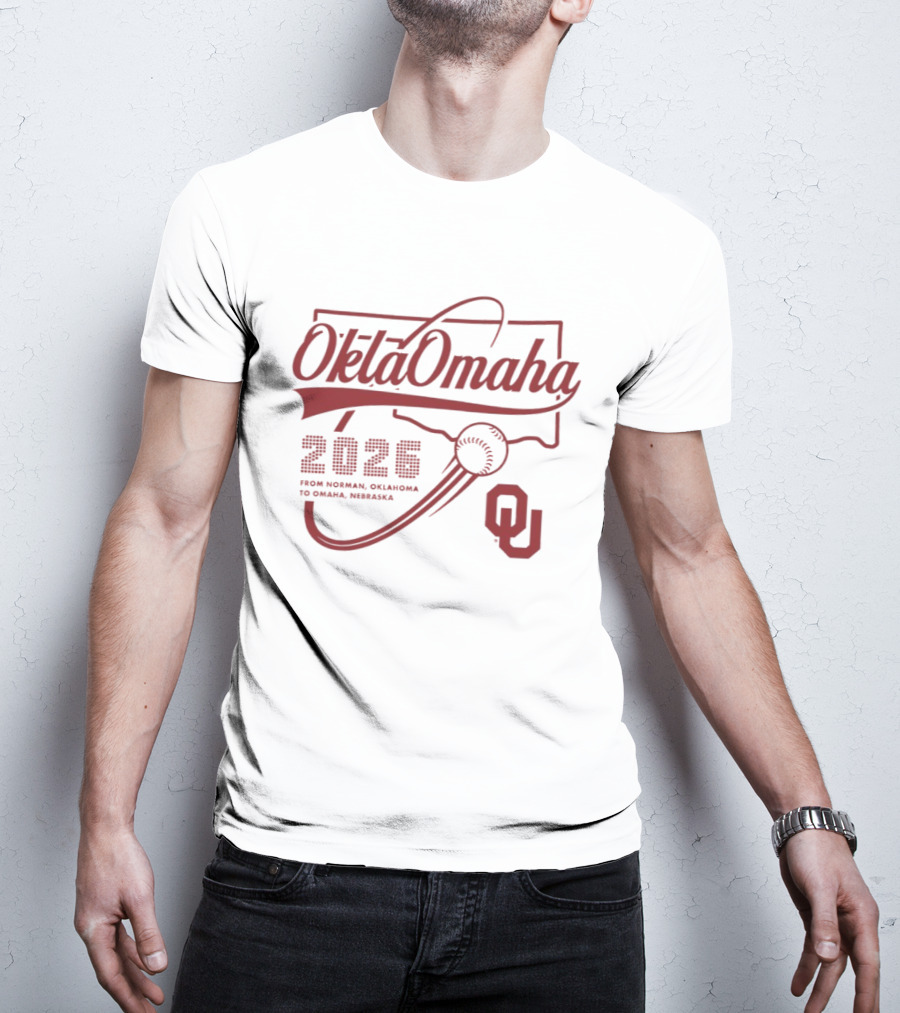 Oklahoma Baseball 2026 OklaOmaha From Norman To Omaha OU T-Shirt